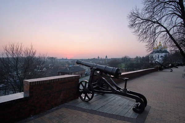 Cannon Evening Fortress — Stock Photo, Image