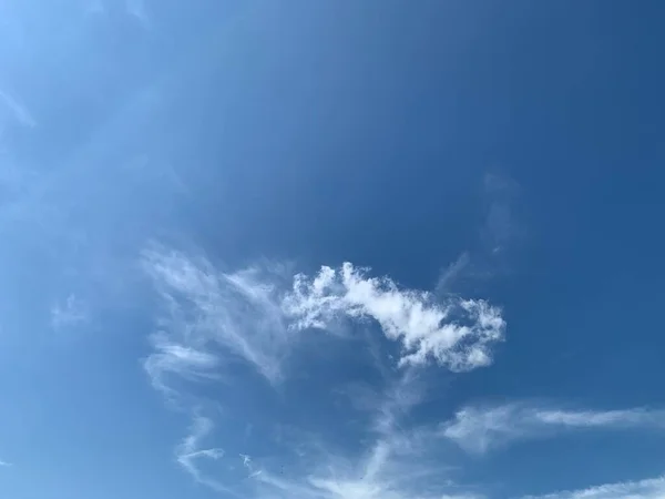 Weiße Wolken Blauen Himmel Hintergrund Ep156 — Stockfoto