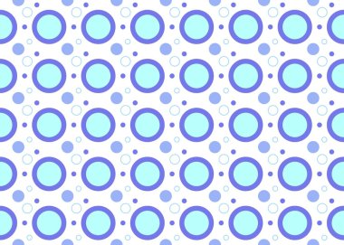 Mavi daire vektörleri beyaz arka plan ep43 'te izole edilmiş.