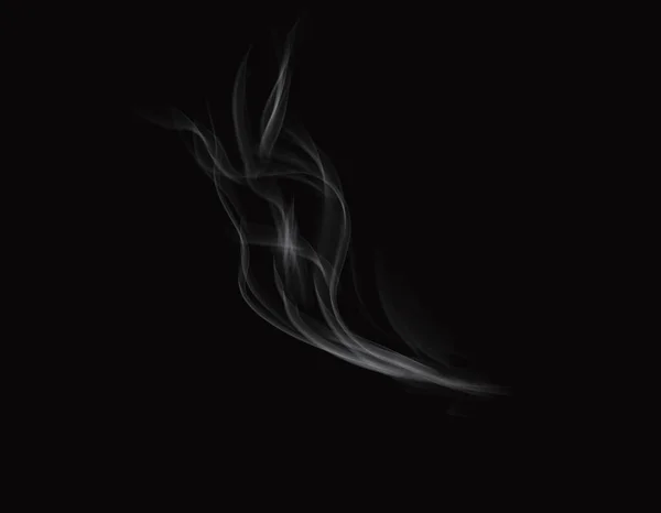 Fumo Che Diffonde Sfondo Scuro Ep07 — Foto Stock