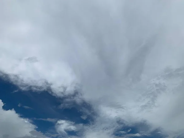 Weiße Wolken Blauen Himmel Hintergrund Ep166 — Stockfoto