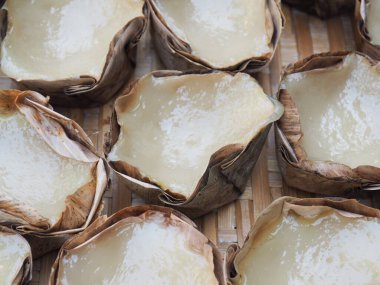 Çin Yeni Yıl pastası arka planda