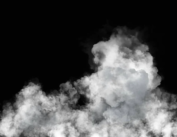 Ρεαλιστικό Σχήμα Καπνού Εξαπλώνεται Σκούρο Φόντο Ep20 — Φωτογραφία Αρχείου