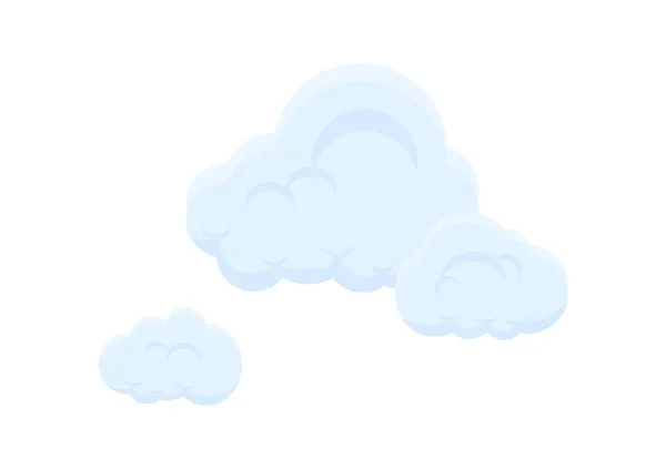 Бульбашкова Хмара Вектор Ізольовано Білому Фоні Ep212 — стоковий вектор