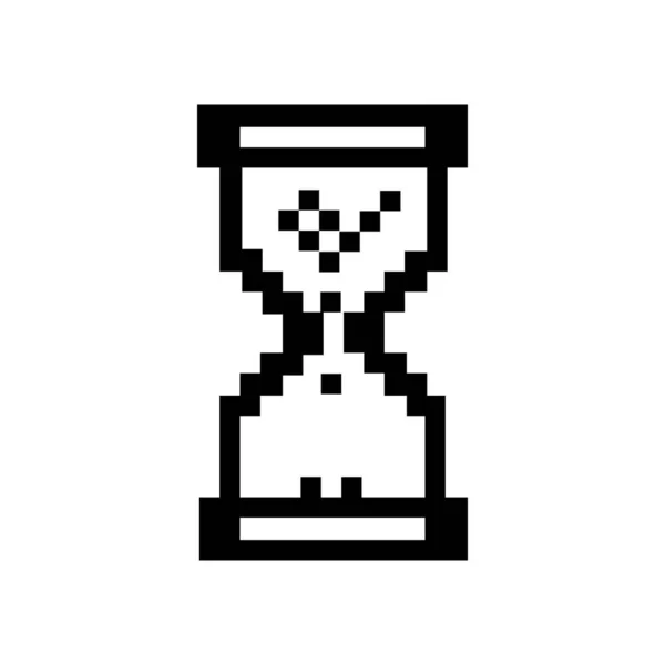 Sanduhr Symbol Für Grafikdesign Projekte — Stockvektor