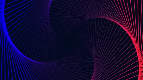 Mooie Visual Loops Achtergrond Animatie Roze Blauwe Kleur — Stockvideo