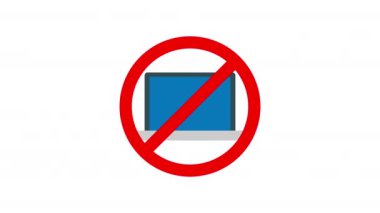 dizüstü bilgisayar işareti 4K Video Hareketi Canlandırması yok.