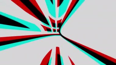 Arıza ocak ikonu canlandırıldı. Siyah arka planda izole edilmiş. Dijital hata efekti. 4K video. serin etkisi.