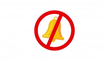 çan işareti animasyon 4K Video Hareketi Canlandırması yok.