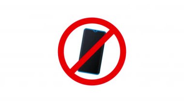 akıllı telefon işareti animasyon 4K Video Hareketi Canlandırması yok.