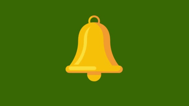 Bell Icon Animation Concept Cool Effect Multiple Morphins Many Objects — Stock Video