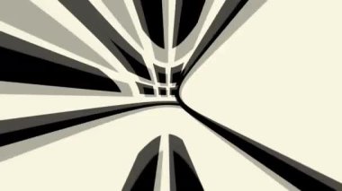 June Arıza animasyonu. Siyah arka planda izole edilmiş. Dijital arıza etkisi. 4K video. serin etkisi.