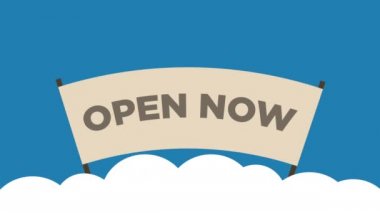 Şimdi açık olan işadamlarının elleri animasyon 4K animasyonu imzalayın..