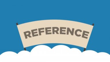 İş adamının eli referans işareti - animasyon konsepti. 4K hareket canlandırması.