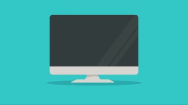 İşaretli simge canlandırmalı masaüstü ekranı 4K hareket canlandırması