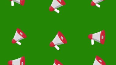 megafon arkaplan döndürmesi animasyon 4K Video Hareketi CanlandırmasıName.