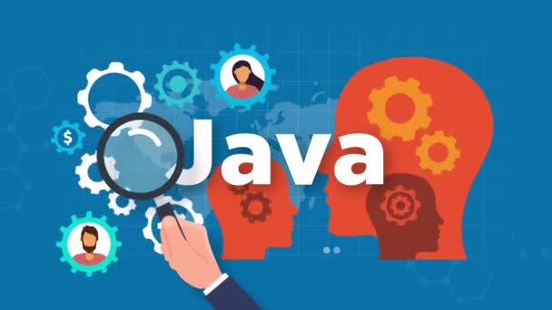 Java Programming Language Concept — ストック動画