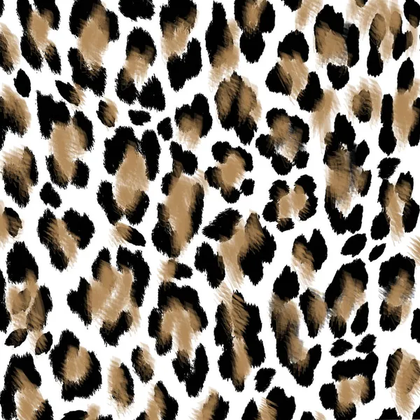 Impresión Animal Fondo Textura Leopardo — Foto de Stock