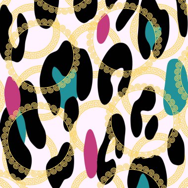 Hayvan baskısı, leopar dokusu arkaplanı