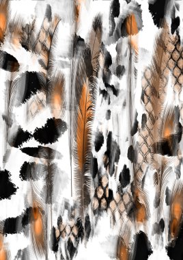 Hayvan baskısı, leopar dokusu arkaplanı