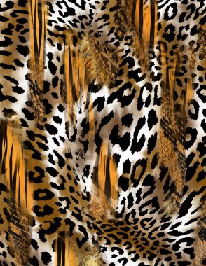 Hayvan izi, leopar dokusu arka plan, yılan deseni.