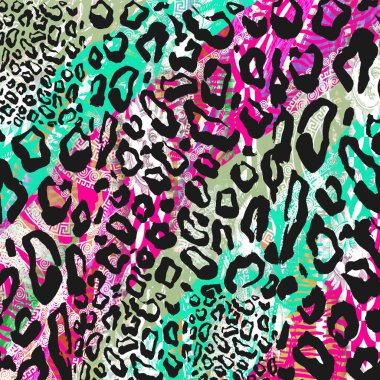 Hayvan baskısı, leopar dokusu arkaplanı
