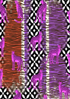Hayvan baskısı, leopar dokusu arkaplanı