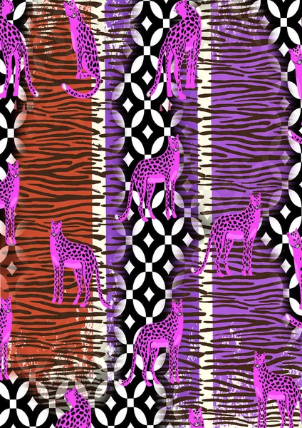 Zvířecí Tisk Leopardí Textura Pozadí — Stock fotografie