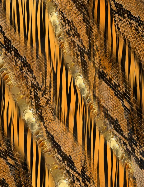 动物指纹 豹纹背景 — 图库照片