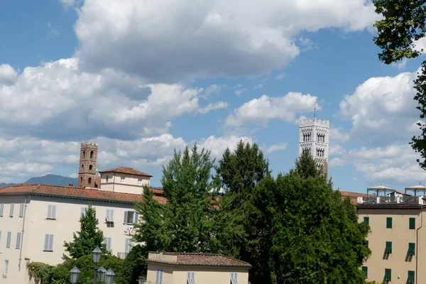 Bell Tower Roman Catholic Cathedral San Martino Lucca Italy — Stock Photo, Image