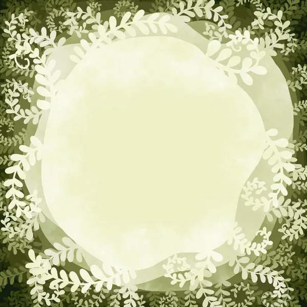 热带森林 自然和春季装饰的绿色蕨类仿制空间图层 — 图库照片
