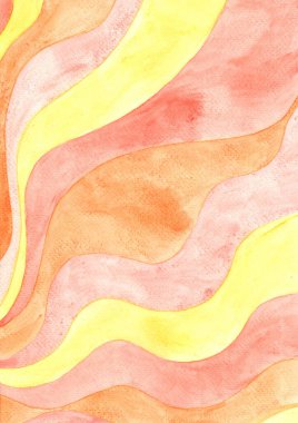 Yaz ve sonbahar sezonu için soyut turuncu ve sarı çizgi çizgisi çizim arkaplanı.