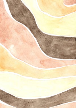 Kahve, köy ve tarih kavramları üzerine dekorasyon için soyut kahverengi suluboya arka plan.