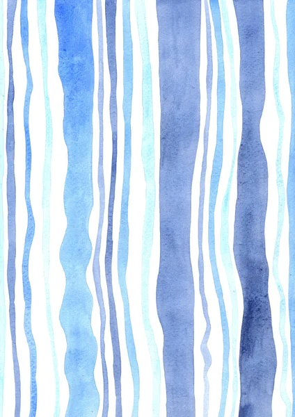 Αφηρημένη Μπλε Γραμμή Φόντο Υδατογραφία Για Διακόσμηση Στην Παραλία Άμμο — Φωτογραφία Αρχείου