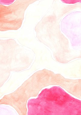 Sevgililer gününde dekorasyon için pembe ve mor katmanlı suluboya arka plan, tatlı, düğün etkinliği ve fırın.