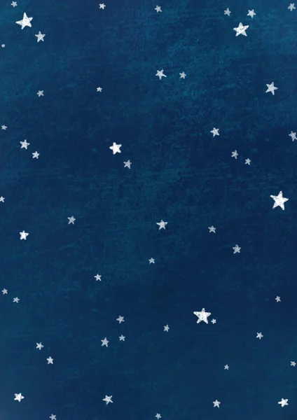 Night Sky Star Backgorund Illustration Decoration Night Festival Christmas Holiday — Stock Photo, Image