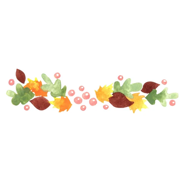 가을에는 추수감사절 가을철에 장식을 장과의 경계를 — 스톡 사진
