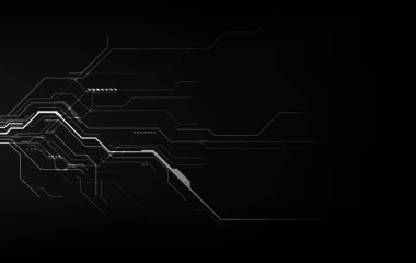 Soyut teknoloji siber konsepti. vektör arkaplanı