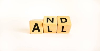 Ve hepsi sembol. Tahta küplere 