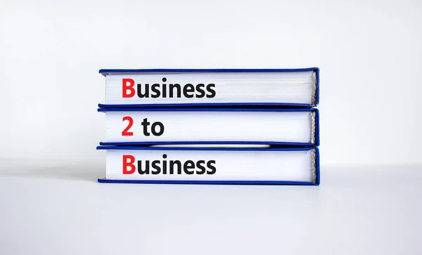 Símbolo Negocio B2B Concepto Palabras Bbc Business Business Libros Sobre — Foto de Stock