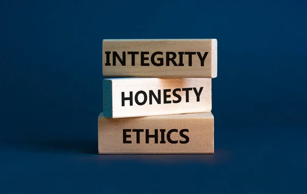 윤리의 성실성 단어의 개념입니다 아름다운 Business Integrity Ethics Concept Copy — 스톡 사진