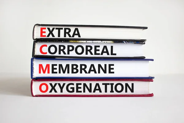 Ecmo Extra Corporeal Membrane Oxygenation Symbol Концептуальні Слова Ecmo Extra — стокове фото
