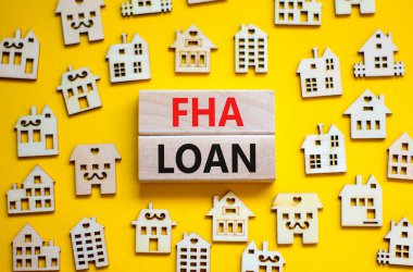FHA federal konut yönetimi kredi sembolü. 