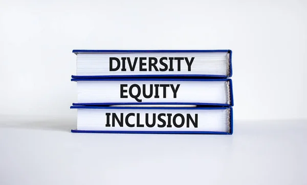 Das Symbol Für Vielfalt Gerechtigkeit Und Inklusion Konzept Wörter Diversity — Stockfoto