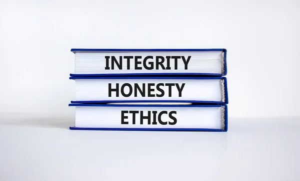 윤리의 콘셉트 단어가 있어요 아름다운 Business Integrity Ethics Concept Copy — 스톡 사진