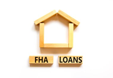FHA federal konut idaresi kredileri sembolü. 