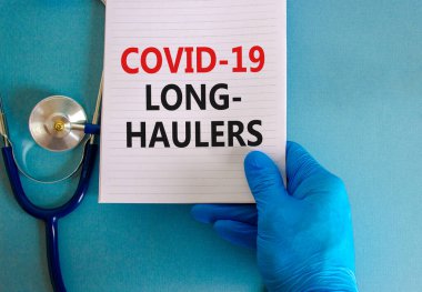 COVID-19 uzun mesafeli taşımacılık semptomları. Üzerinde 