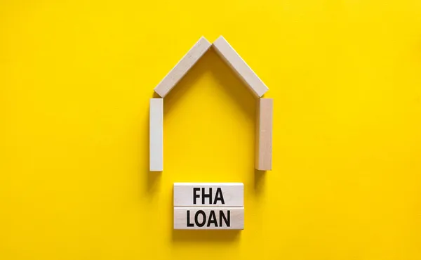 Fha Federale Woningbouw Lening Symbool Onderwerp Woorden Fha Federale Woningbouwlening — Stockfoto