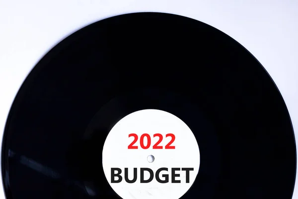 Obchodní Koncept Plánování 2022 Rozpočtu Šťastný Nový Rok Pojetí Slova — Stock fotografie
