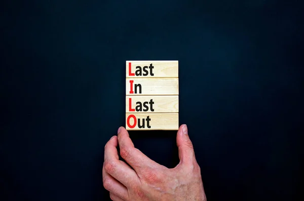 Lilo Último Último Símbolo Palabras Conceptuales Lilo Last Last Out —  Fotos de Stock